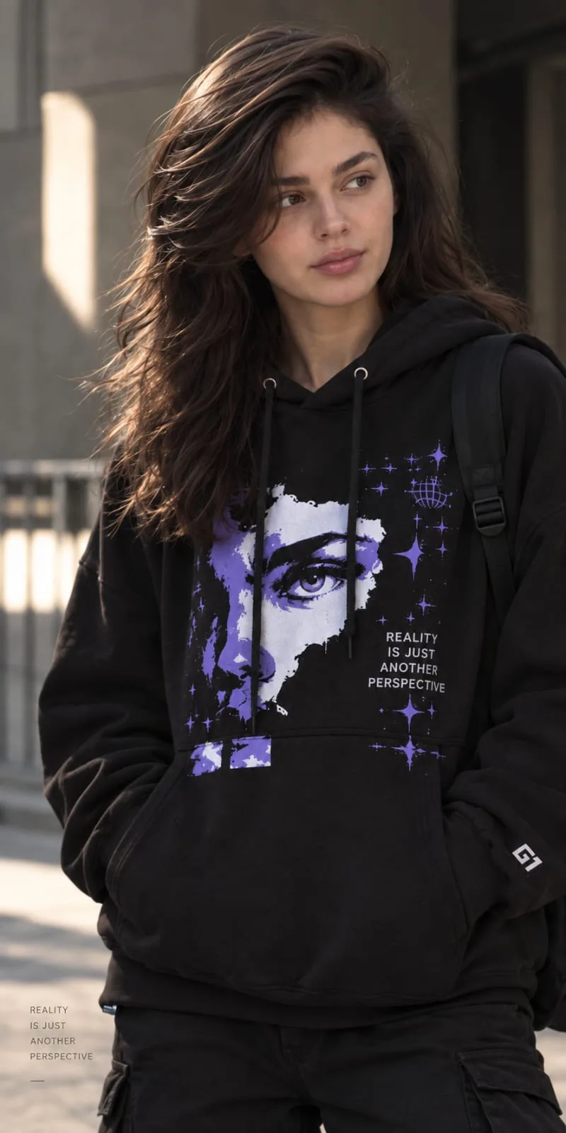 ECLIPSE-VISION | Premium Oversized Hoodie view 3